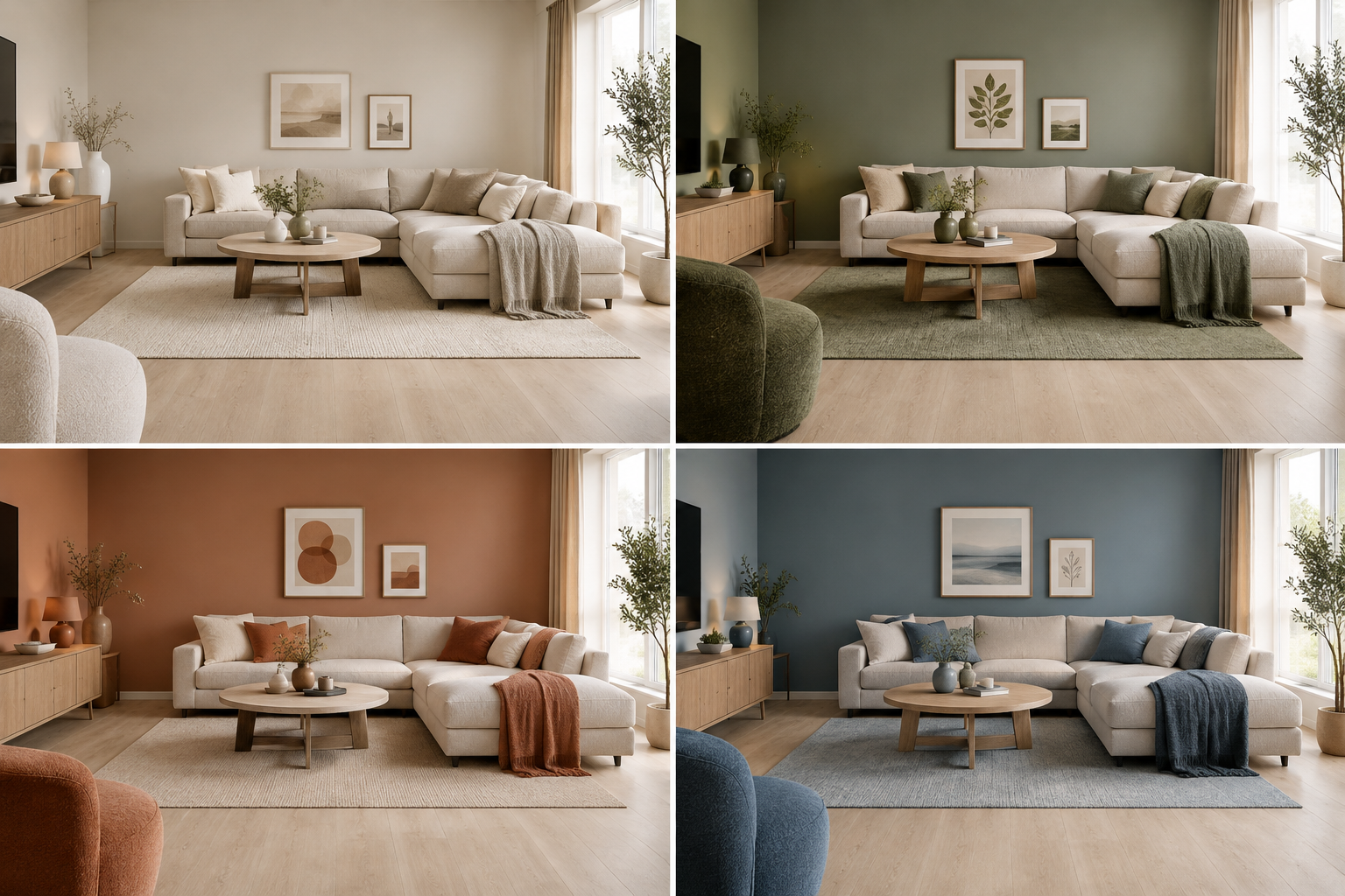 4 kleurenpaletten die je kunt uitproberen bij beige laminaat